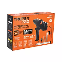 Rotomartillo SDS Plus 3.2 Joules, 800W, TRUPER PRO, 103066 - ROEL-30A Rotomartillo SDS Plus 3.2 Joules, 800W, TRUPER PRO, 103066 - ROEL-30A