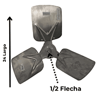 Aspa 24 x 3 x 1/2 Aluminio YORK NUMERO DE PARTE S1-02634757000 Aspa 24 x 3 x 1/2 Aluminio YORK NUMERO DE PARTE S1-02634757000
