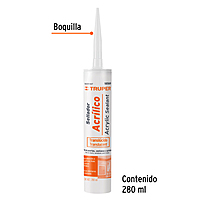 Sellador acrilico, 280 ml, transparente - SACRI-100T / 18569