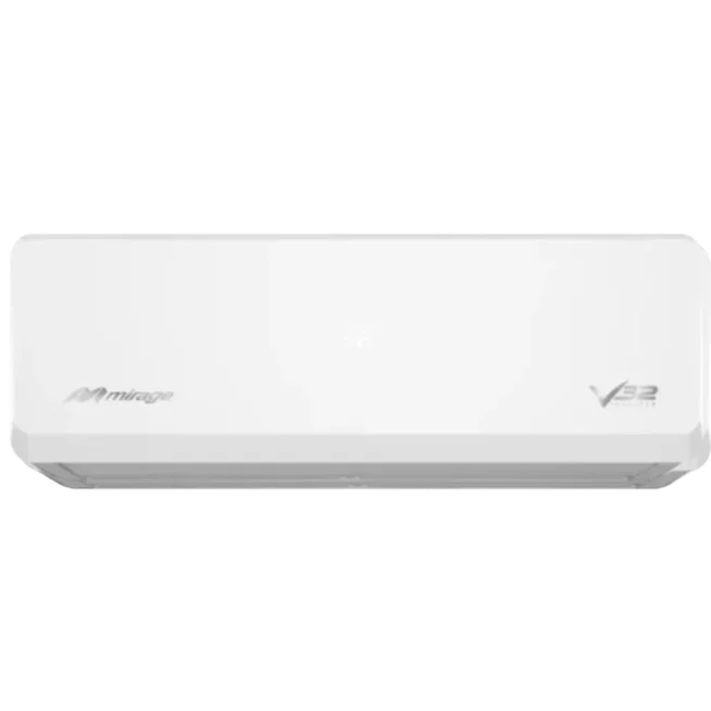 Set Minisplit Mirage Inverter V32 1 Ton, 110-1-60, Frio/Calor, 17.4 Seer, Tubería 1/2 1/4, R-32 - SETCVC120E Set Minisplit Mirage Inverter V32 1 Ton, 110-1-60, Frio/Calor, 17.4 Seer, Tubería 1/2 1/4, R-32 - SETCVC120E