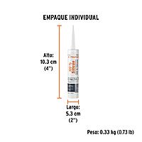 Sellador negro, 100% de silicón, 280 ml - SIL-100N / 17561