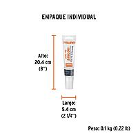 Sellador transparente, 100% de silicón, 85 gr - SIL-85T / 17562