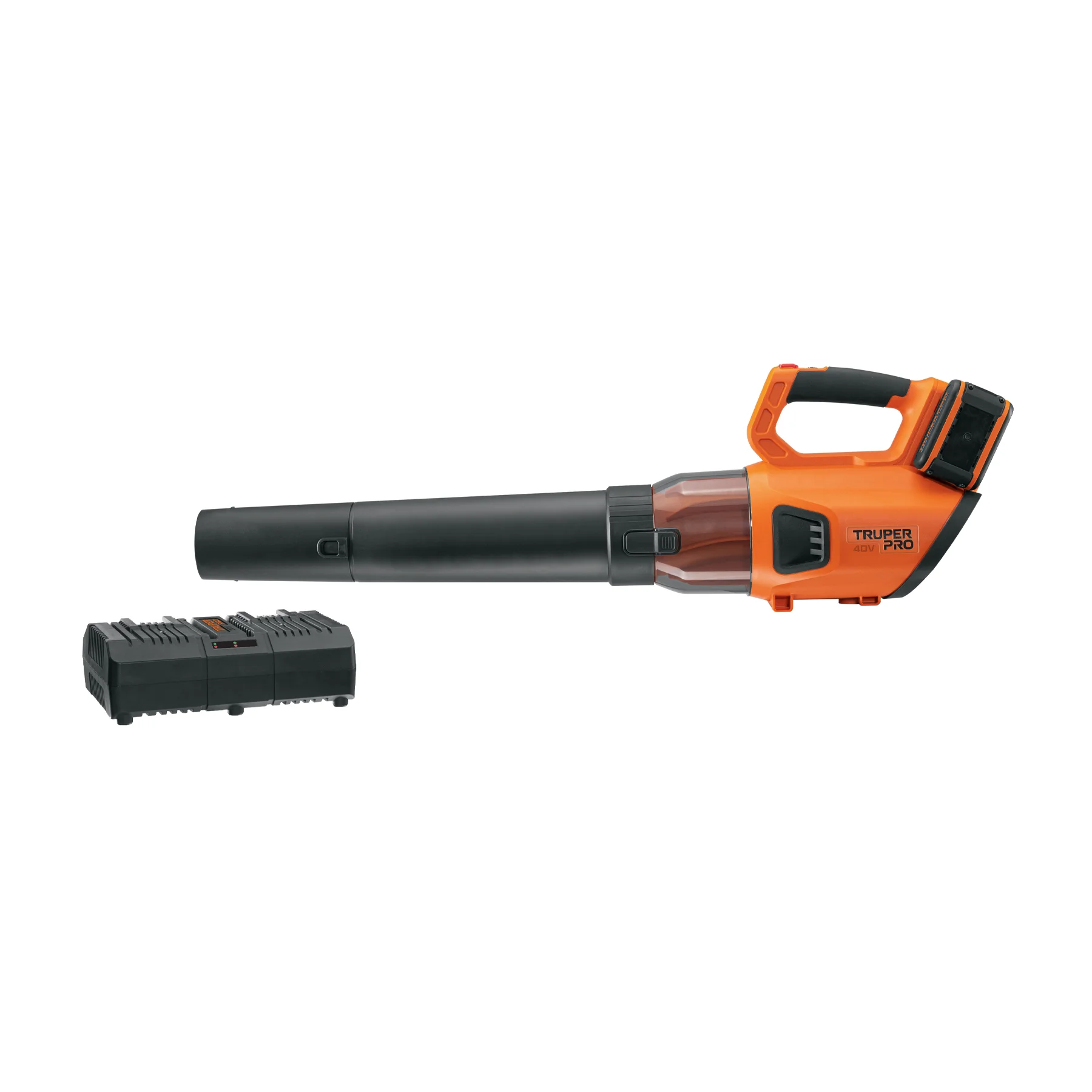 Sopladora inalámbrica 40V, 2 baterías 2Ah, 1 carg.dual, PRO, 103303 - SOPLI-40A