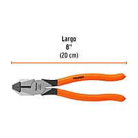 Pinza profesional para electricista 8', mango de PVC - T201-8 / 17304 Pinza profesional para electricista 8', mango de PVC - T201-8 / 17304