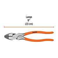 Pinza profesional p/electricista 9', c/resorte, mango de PVC - T210-9 / 17328