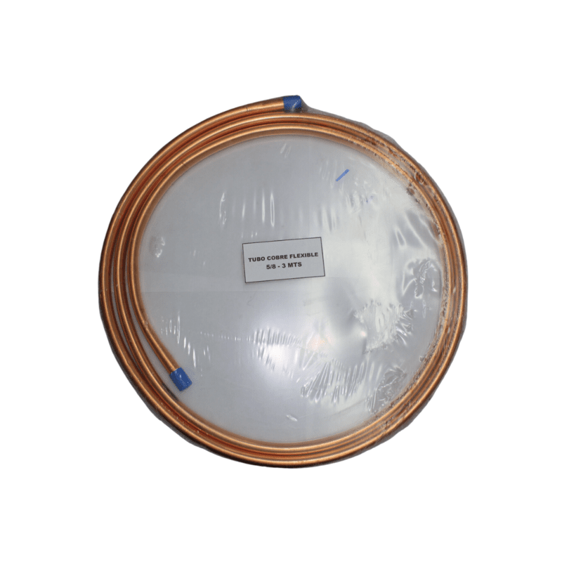 Tubo Cobre Flexible Cluxer 5/8 3 Metros - TCF-58-3 Tubo Cobre Flexible Cluxer 5/8 3 Metros - TCF-58-3