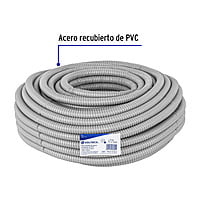 Rollo de 50 m de tubo flexible liquid tight de 1/2', Volteck - TFR-1/2 / 47321 Rollo de 50 m de tubo flexible liquid tight de 1/2', Volteck - TFR-1/2 / 47321