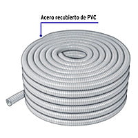 Rollo de 50 m de tubo flexible liquid tight de 3/4', Volteck - TFR-3/4 / 47322 Rollo de 50 m de tubo flexible liquid tight de 3/4', Volteck - TFR-3/4 / 47322