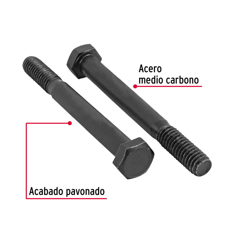 Bolsa con 50 tornillos 5/16' X 3-1/2' de acero, grado 5 - TOR5-5/16X3-1/2 / 44779 Bolsa con 50 tornillos 5/16' X 3-1/2' de acero, grado 5 - TOR5-5/16X3-1/2 / 44779