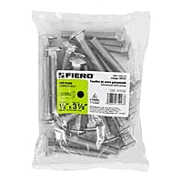 Bolsa con 20 tornillos 1/2' x 3-1/2' tipo coche - TORC-1/2X3-1/2 / 44751 Bolsa con 20 tornillos 1/2' x 3-1/2' tipo coche - TORC-1/2X3-1/2 / 44751