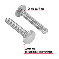 Bolsa con 80 tornillos 1/4' x 1-1/2' tipo coche - TORC-1/4X1-1/2 / 44714 Bolsa con 80 tornillos 1/4' x 1-1/2' tipo coche - TORC-1/4X1-1/2 / 44714