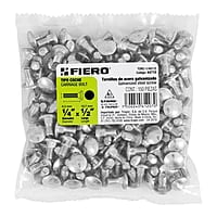 Bolsa con 150 tornillos 1/4' x 1/2' tipo coche - TORC-1/4X1/2 / 44710 Bolsa con 150 tornillos 1/4' x 1/2' tipo coche - TORC-1/4X1/2 / 44710