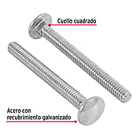 Bolsa con 50 tornillos 1/4' x 2-1/2' tipo coche - TORC-1/4X2-1/2 / 44716 Bolsa con 50 tornillos 1/4' x 2-1/2' tipo coche - TORC-1/4X2-1/2 / 44716