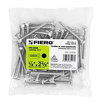 Bolsa con 50 tornillos 1/4' x 2-1/2' tipo coche - TORC-1/4X2-1/2 / 44716 Bolsa con 50 tornillos 1/4' x 2-1/2' tipo coche - TORC-1/4X2-1/2 / 44716