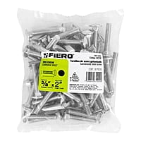 Bolsa con 60 tornillos 3/8' x 2' tipo coche - TORC-3/8X2 / 44732 Bolsa con 60 tornillos 3/8' x 2' tipo coche - TORC-3/8X2 / 44732
