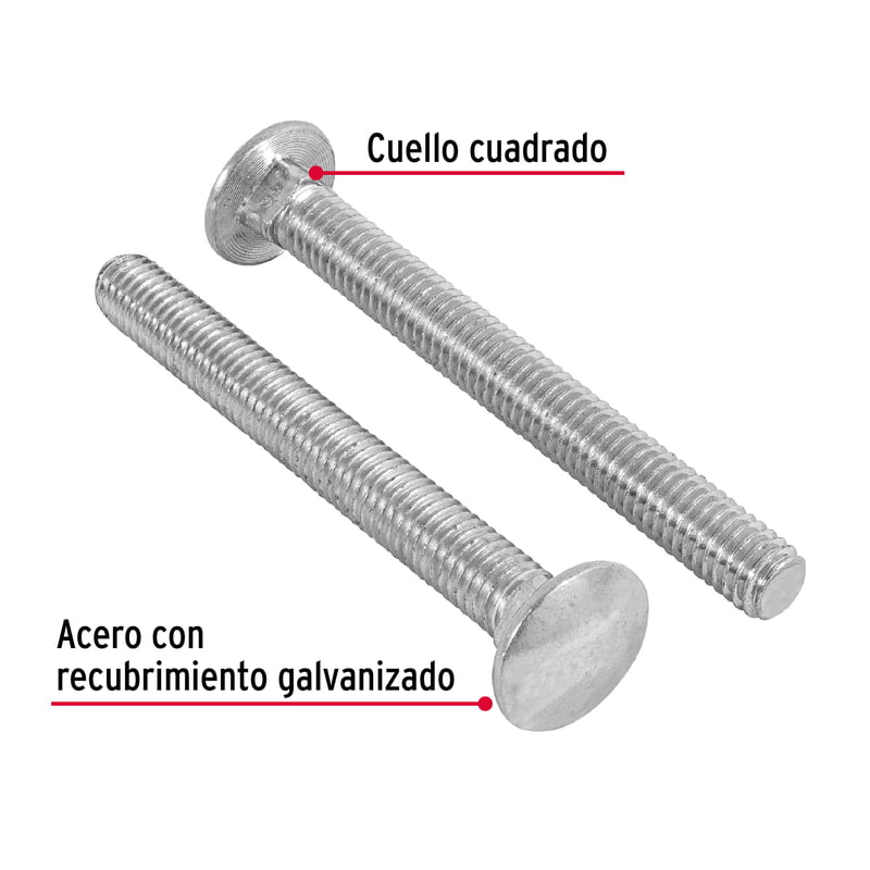 Bolsa con 30 tornillos 3/8' x 3-1/2' tipo coche - TORC-3/8X3-1/2 / 44735 Bolsa con 30 tornillos 3/8' x 3-1/2' tipo coche - TORC-3/8X3-1/2 / 44735
