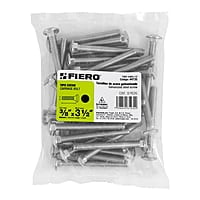 Bolsa con 30 tornillos 3/8' x 3-1/2' tipo coche - TORC-3/8X3-1/2 / 44735 Bolsa con 30 tornillos 3/8' x 3-1/2' tipo coche - TORC-3/8X3-1/2 / 44735