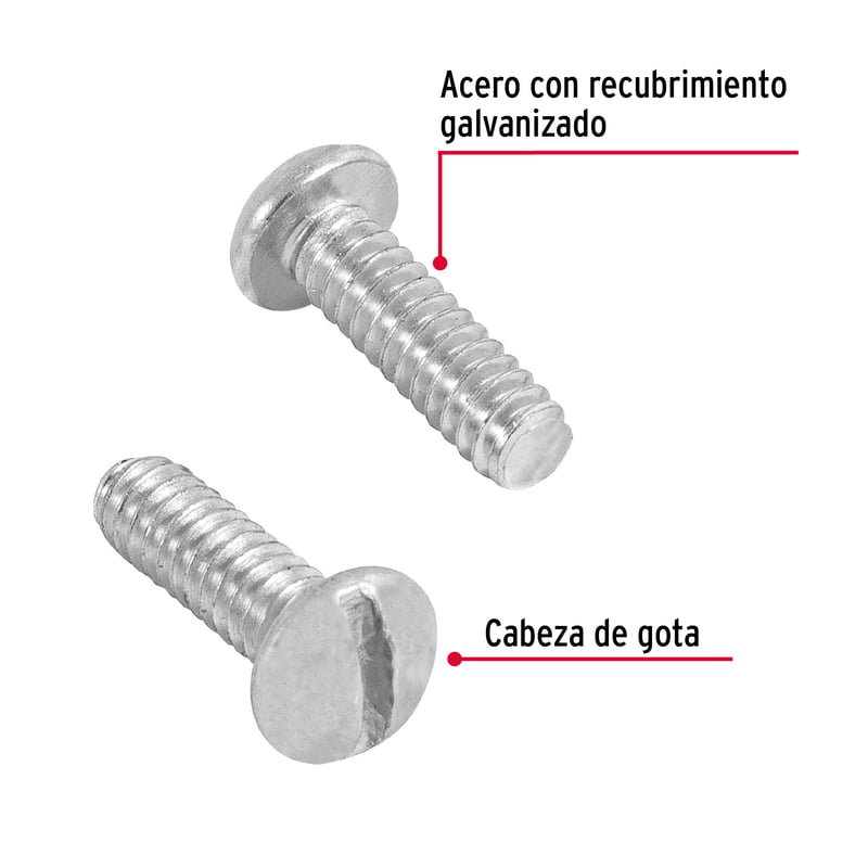 Bolsa con 250 tornillos 3/16' x 5/8' tipo estufa - TORE-3/16X5/8 / 44615 Bolsa con 250 tornillos 3/16' x 5/8' tipo estufa - TORE-3/16X5/8 / 44615