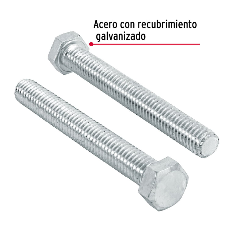 Bolsa con 40 tornillos 3/8' x 3' tipo máquina - TORM-3/8X3 / 44580 Bolsa con 40 tornillos 3/8' x 3' tipo máquina - TORM-3/8X3 / 44580