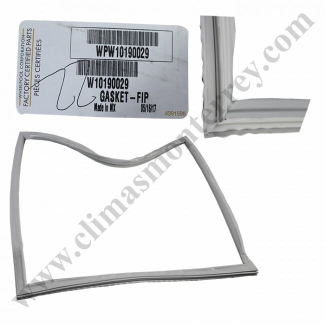 Empaque Para Congelador Whirlpool 9 Pulgadas - W10190029 Empaque Para Congelador Whirlpool 9 Pulgadas - W10190029