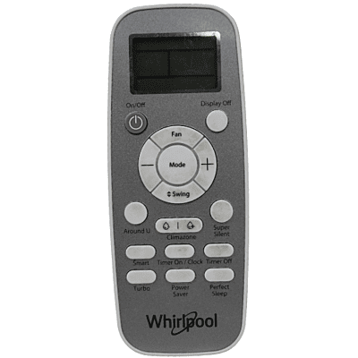 Control remoto minisplit Whirlpool para modelo SWA6267Q- WCRS070909