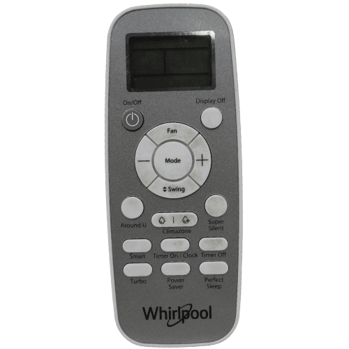 Control remoto minisplit Whirlpool para modelo SWA6267Q- WCRS070909 Control remoto minisplit Whirlpool para modelo SWA6267Q- WCRS070909