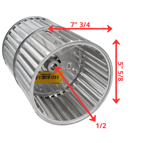 BLO ALU 6X8IN RH-SPARE PART- WHL03961- Trane