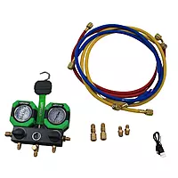 Kits de Manometros, -30 INHG-500 PSI / -30 INHG-800 PSI, R22, R410A, R32 - WIP-MG-2K Kits de Manometros, -30 INHG-500 PSI / -30 INHG-800 PSI, R22, R410A, R32 - WIP-MG-2K