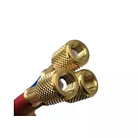 Juego de 3 Mangueras de Carga de Refrigerante con Valvulas de Seguridad, 800 PSI, 180 CM de Longitud, 1/4"-1/4"(Y), 1/4"-1/4"®, 1/4"-1/4"(B) - WIP-MRH-2SV Juego de 3 Mangueras de Carga de Refrigerante con Valvulas de Seguridad, 800 PSI, 180 CM de Longitud, 1/4"-1/4"(Y), 1/4"-1/4"®, 1/4"-1/4"(B) - WIP-MRH-2SV
