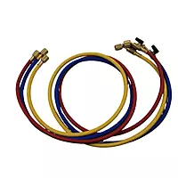 Juego de 3 Mangueras de Carga de Refrigerante con Valvulas de Seguridad, 800 PSI, 180 CM de Longitud, 1/4"-1/4"(Y), 1/4"-1/4"®, 1/4"-1/4"(B) - WIP-MRH-2SV Juego de 3 Mangueras de Carga de Refrigerante con Valvulas de Seguridad, 800 PSI, 180 CM de Longitud, 1/4"-1/4"(Y), 1/4"-1/4"®, 1/4"-1/4"(B) - WIP-MRH-2SV