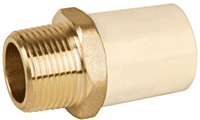 Adaptador macho de CPVC con inserto metálico 3/4' - CPVC-652 / 45102 Adaptador macho de CPVC con inserto metálico 3/4' - CPVC-652 / 45102