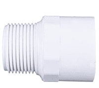 Adaptador macho de PVC, 1-1/2' - PVC-615 / 45546 Adaptador macho de PVC, 1-1/2' - PVC-615 / 45546