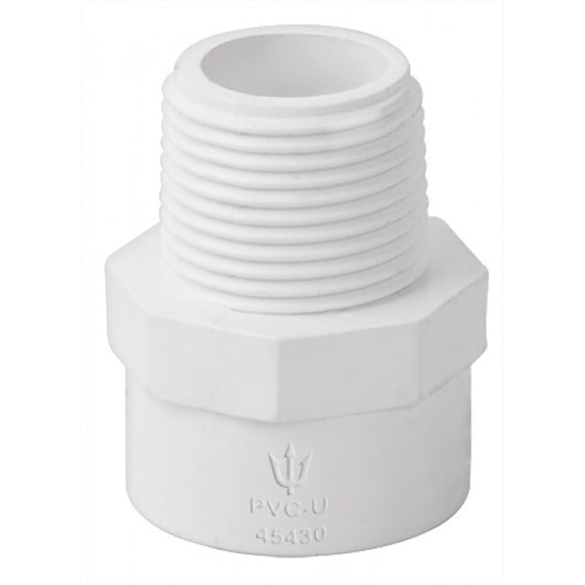 Adaptador macho de PVC 1' - PVC-613 / 45431 Adaptador macho de PVC 1' - PVC-613 / 45431