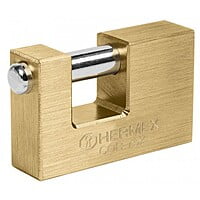 Candado antipalanca, 75mm, cuerpo de latón, llave tetra - COR-75X / 43353 Candado antipalanca, 75mm, cuerpo de latón, llave tetra - COR-75X / 43353