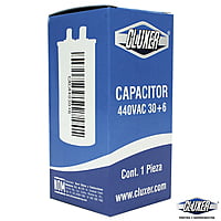 Capacitor De Trabajo, 30/6Mf, 440V -5%, 50/60Hz / Cluxer - CXC440306 Capacitor De Trabajo, 30/6Mf, 440V -5%, 50/60Hz / Cluxer - CXC440306