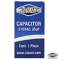 Capacitor de Trabajo, 35Mf, 370VAC +-5%, 50/60Hz, Cluxer CXC37035 Capacitor de Trabajo, 35Mf, 370VAC +-5%, 50/60Hz, Cluxer CXC37035