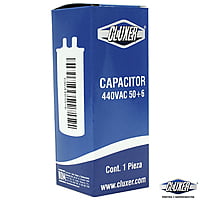 Capacitor De Trabajo, 50/6Mf, 440Vac -5%, 50/60Hz / Cluxer - CXC440506 Capacitor De Trabajo, 50/6Mf, 440Vac -5%, 50/60Hz / Cluxer - CXC440506
