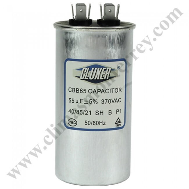 Capacitor De Trabajo, 55Mf, 370Vac +-5%, 50/60Hz, Cluxer - Cxc37055 Capacitor De Trabajo, 55Mf, 370Vac +-5%, 50/60Hz, Cluxer - Cxc37055
