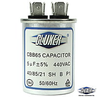 Capacitor De Trabajo, 5Mf, 440Vac +-5%, 50/60Hz / Cluxer - CXC4405 Capacitor De Trabajo, 5Mf, 440Vac +-5%, 50/60Hz / Cluxer - CXC4405
