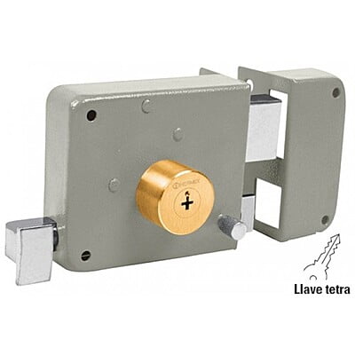 Cerradura de sobreponer, clásica, instala-fácil, tetra, izq - CS-85I / 43577