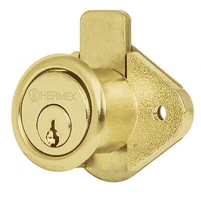 Cerradura para mueble, modelo 21, latón - CM-21L / 43566