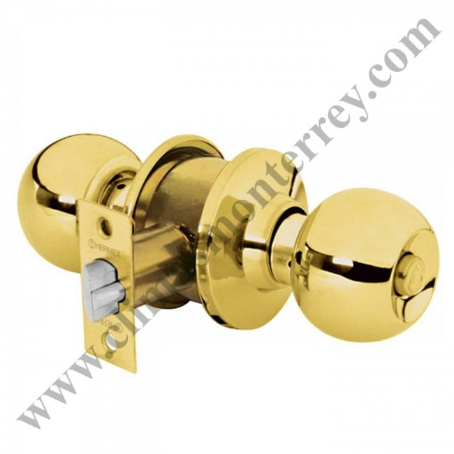 Cerradura pomo, LB, recámara, cilíndrica, Hermex Basic - BAL-LB-RP / 23563 Cerradura pomo, LB, recámara, cilíndrica, Hermex Basic - BAL-LB-RP / 23563