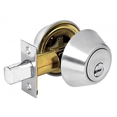 Cerrojo cromo mate, llave-llave - CERO-32 / 43602