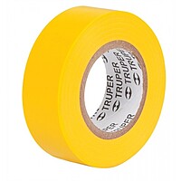 Cinta de aislar de 9 m x 19 mm, amarilla, Truper - M-22A / 13512 Cinta de aislar de 9 m x 19 mm, amarilla, Truper - M-22A / 13512