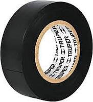 Cinta de aislar de 9 m x 19 mm, negra, Truper - M-22 / 12501 Cinta de aislar de 9 m x 19 mm, negra, Truper - M-22 / 12501