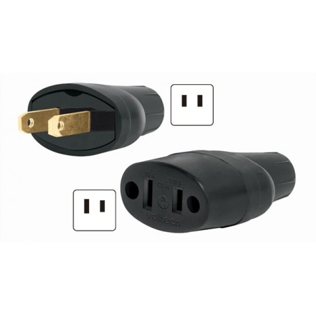 Clavija y contacto de hule, bolsa con 2 pzas, Volteck - CL-COH / 48074 Clavija y contacto de hule, bolsa con 2 pzas, Volteck - CL-COH / 48074