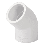 Codo 45° de PVC, 1-1/4' - PVC-864 / 45526