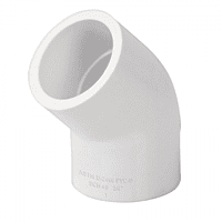 Codo 45° de PVC, 2' - PVC-866 / 45528 Codo 45° de PVC, 2' - PVC-866 / 45528