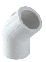 Codo 45° de PVC, 2' - PVC-866 / 45528 Codo 45° de PVC, 2' - PVC-866 / 45528