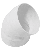 Codo 45° de PVC, 2' - PVC-866 / 45528 Codo 45° de PVC, 2' - PVC-866 / 45528